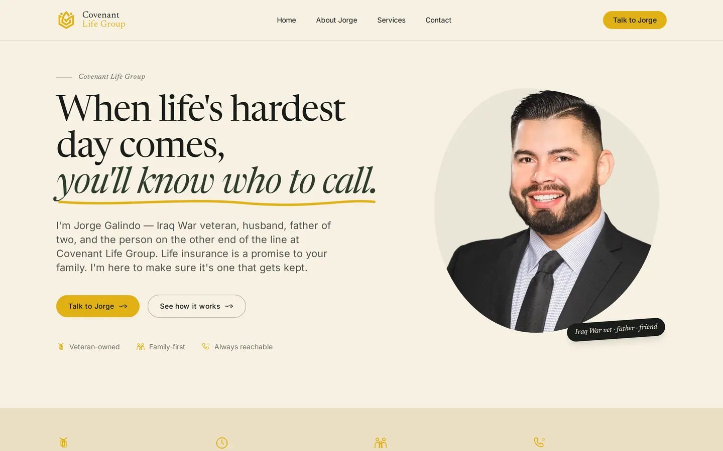 covenant life group — desktop screenshot