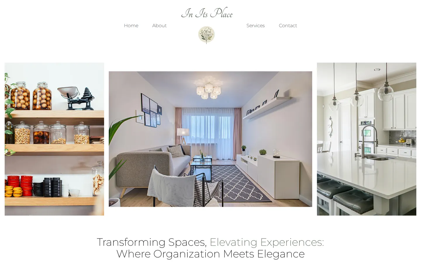 in its place — desktop screenshot