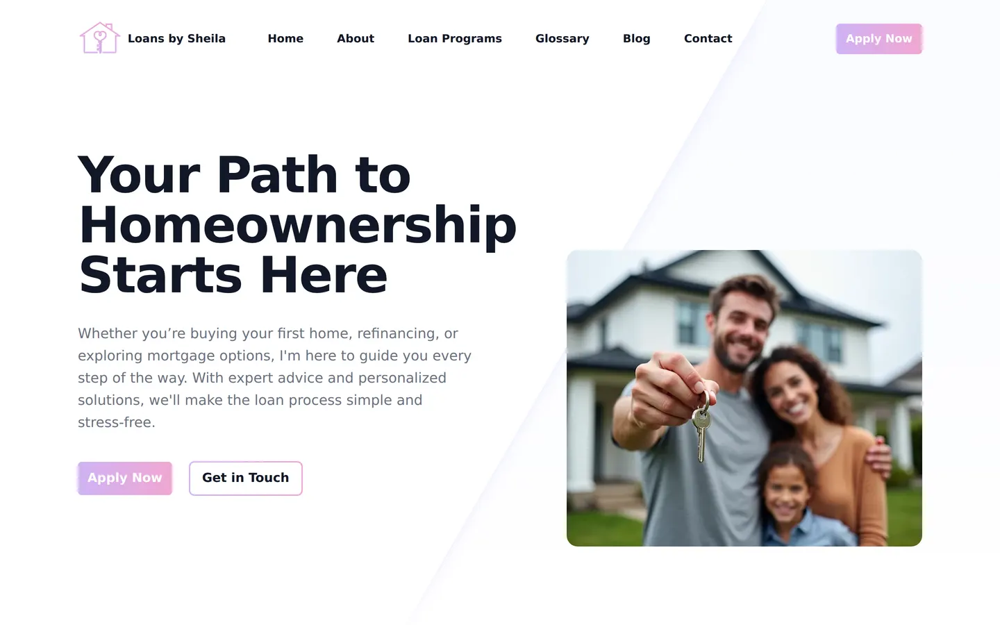 loans by sheilas — desktop screenshot