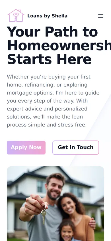 loans by sheilas — mobile screenshot