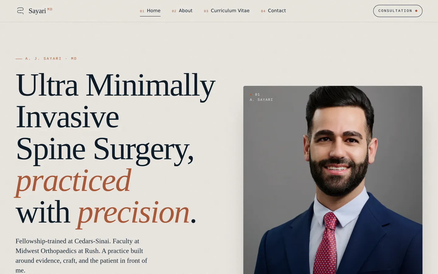 sayari md — desktop screenshot